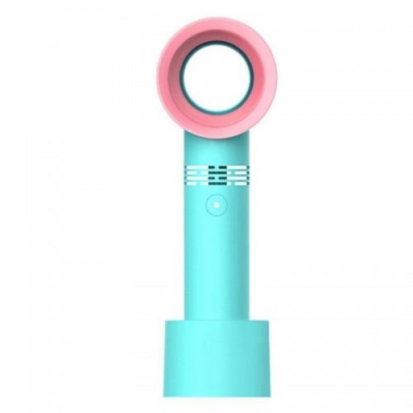         Mini Leafless Fan Handheld 3 Speed Adjustable USB Rechargeable Air Cooling
        