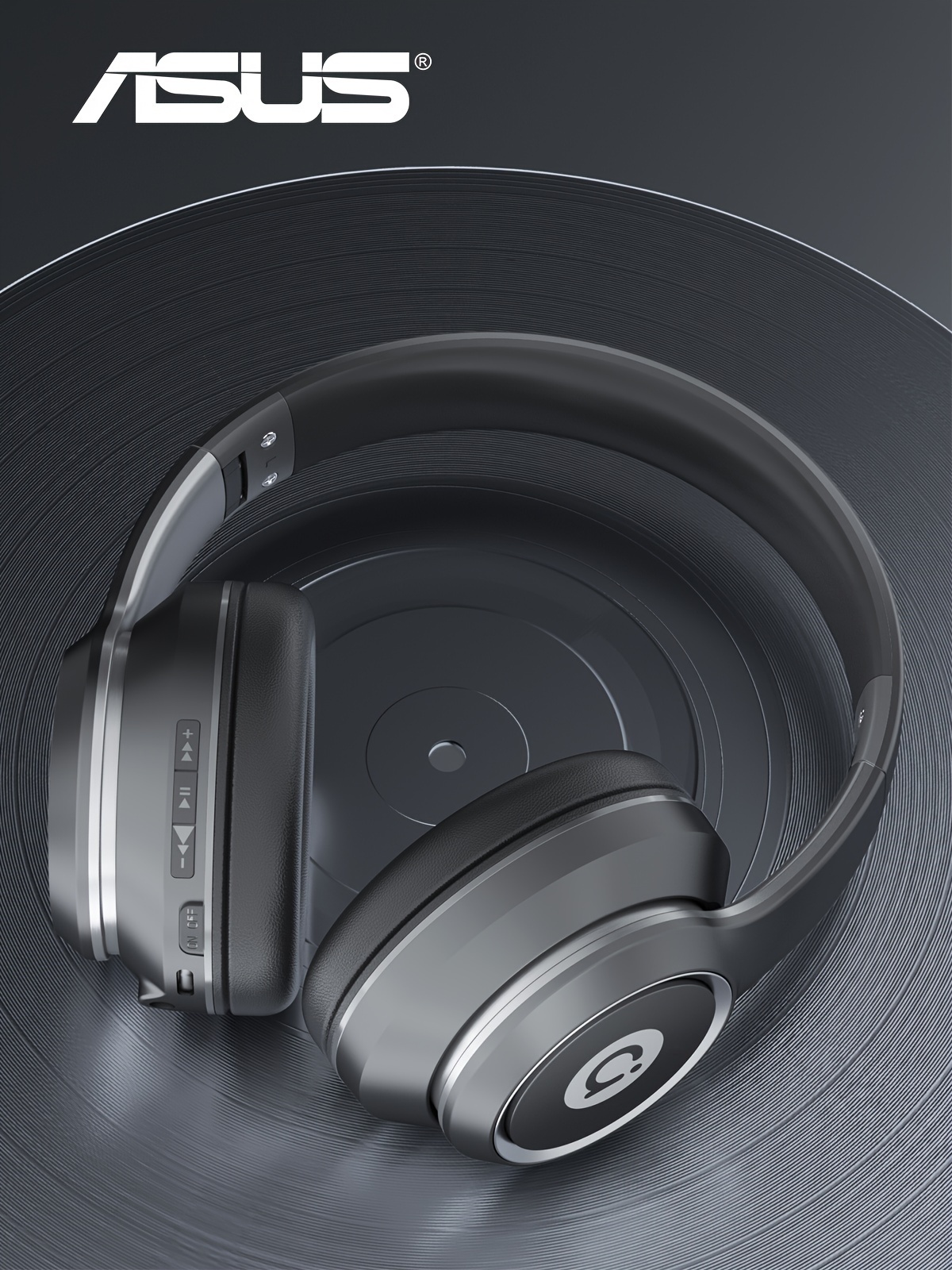 asus as d96 5 3 wireless earphone headphones with microphone lightweight folding active noise reduction anc hd call earphone details 7